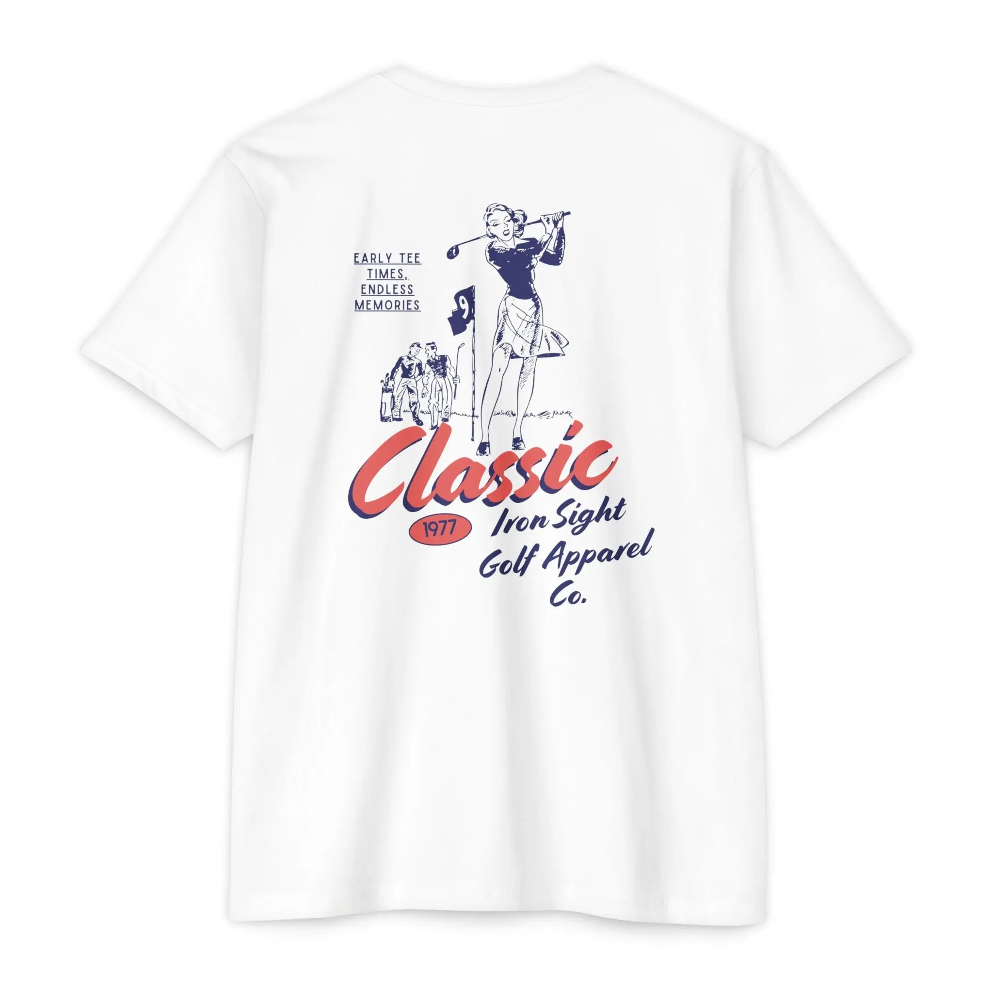 1977 Iron Sight Golf Tee — Vintage Golf T-Shirt